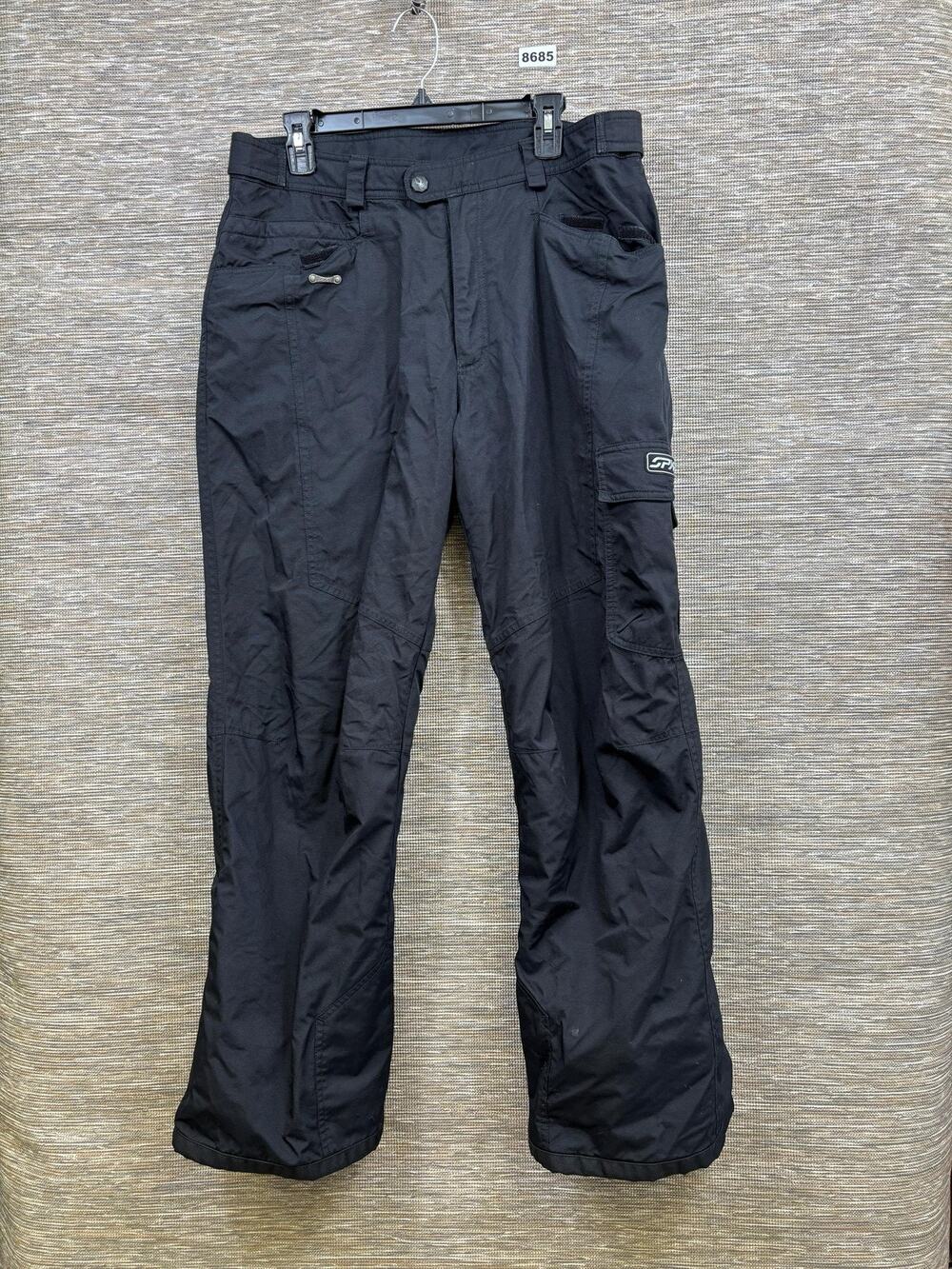 Spyder Snow Pants Mens 36x31 Black Thinsulate Insulated Ski Water Resistant
